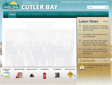 Tablet Screenshot of cutlerbay-fl.gov